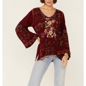 JOHNNY WAS WOMEN'S CANTERIE BLOUSE XL